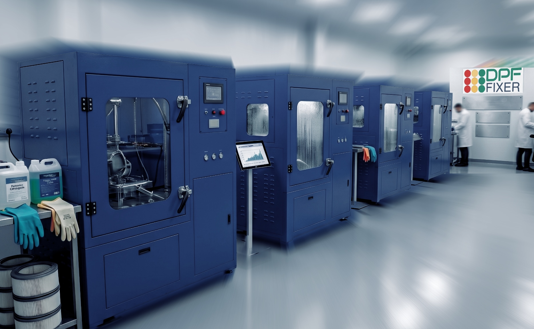 DPF Fixer factory cleaning machines
