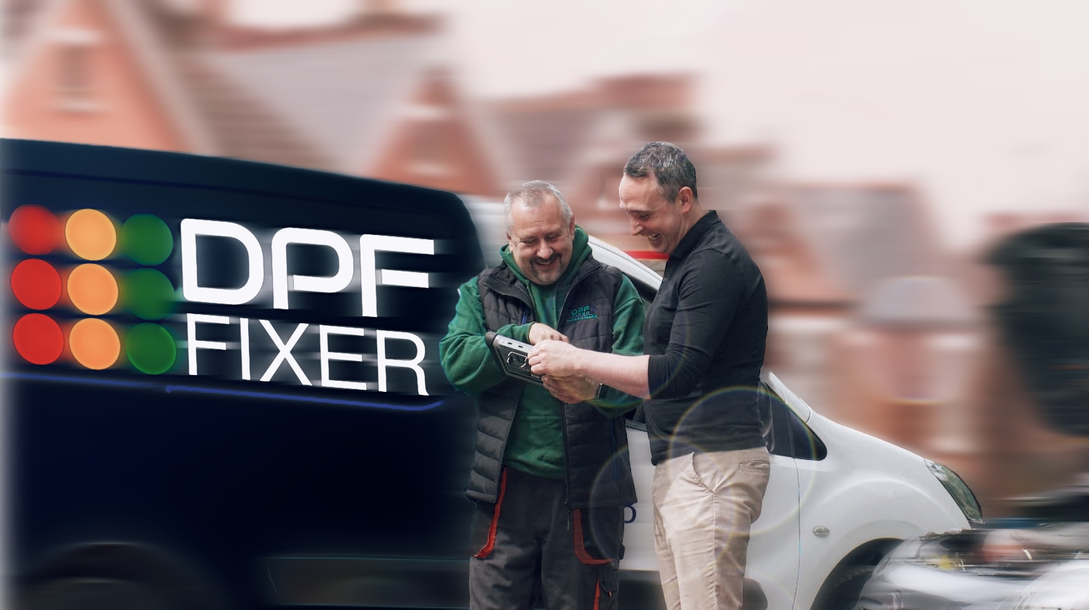 DPF Fixer team with van